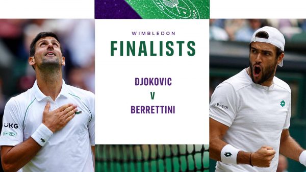 Wimbledon, finale maschile: Djokovic-Berrettini