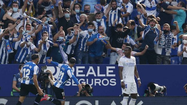 Liga: Espanyol di slancio dopo aver battuto il Real Madrid