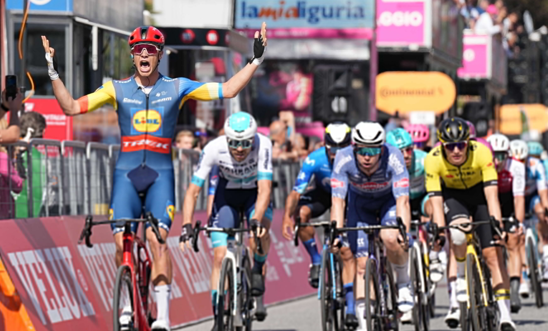 Primo successo azzurro al Giro d'Italia