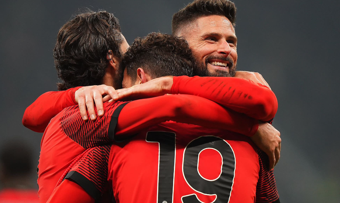 Milan, Giroud ai saluti
