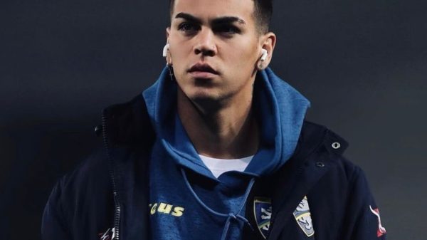 Frosinone, saluto Barrenechea