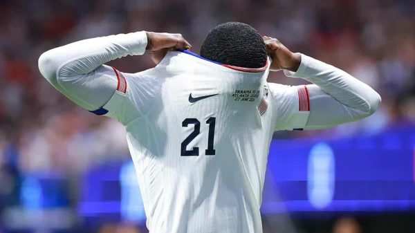 Brutto gesto di Weah in USA-Panama