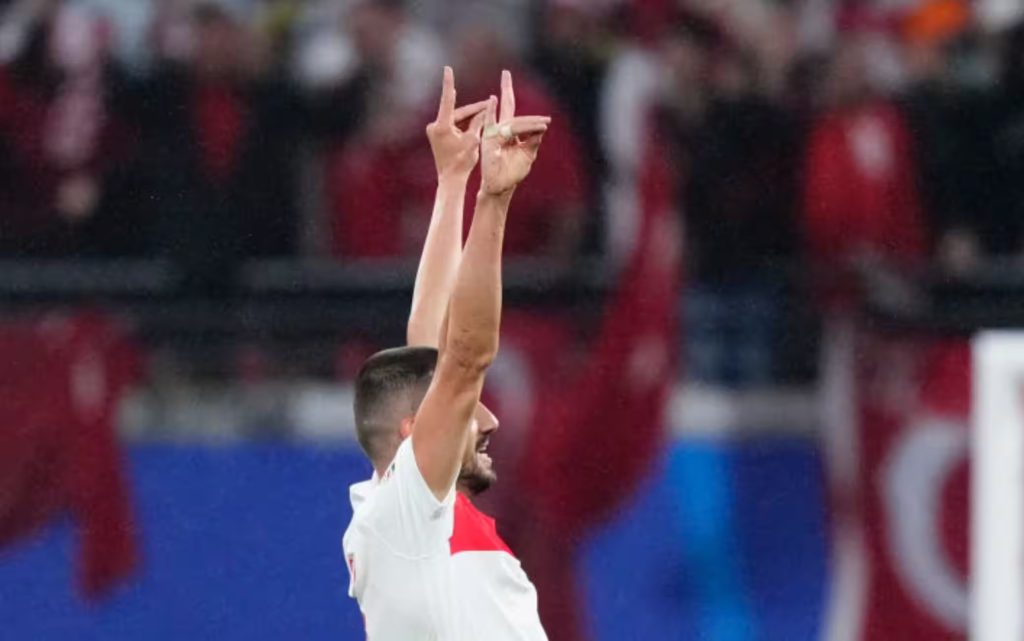 L’esultanza sotto accusa di Demiral via Sky Sport