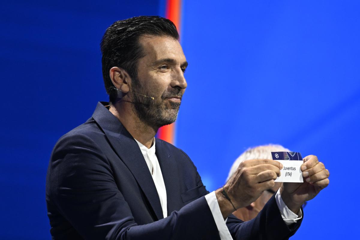 Buffon sorteggi Champions