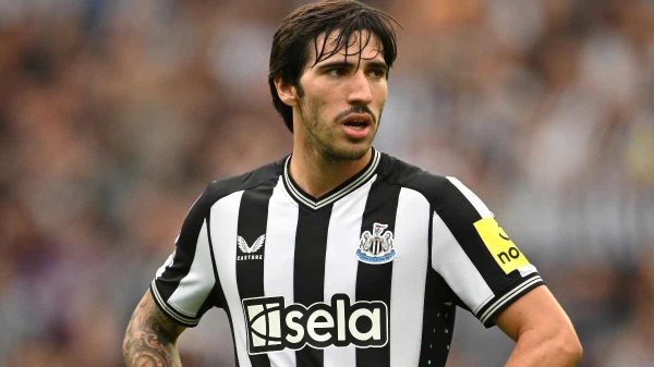 Tonali tornerà a giocare con il Newcastle dopo la squalifica.
