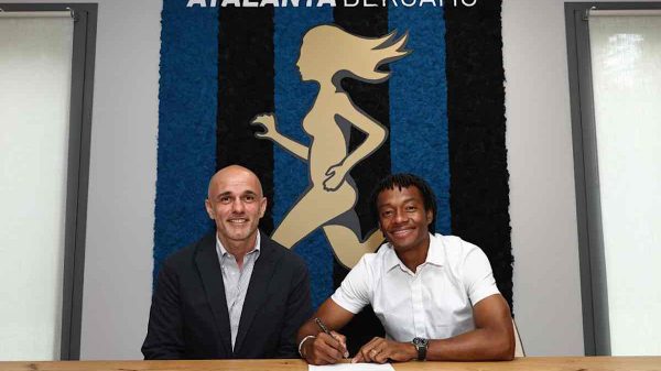 Cuadrado è un nuovo giocatore dell’Atalanta.