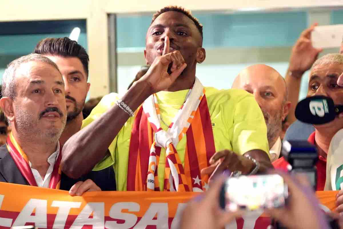 Osimhen è un nuovo giocatore del Galatasaray.