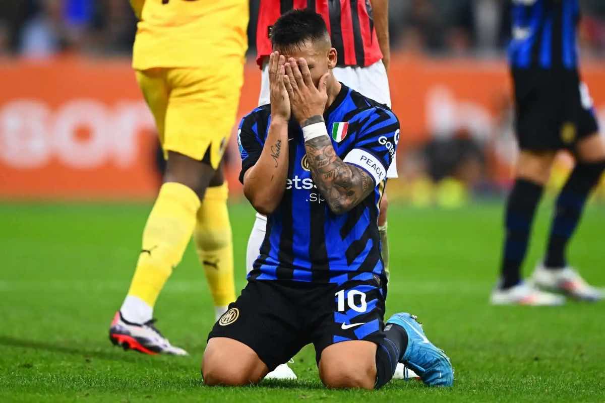 Le parole di Lautaro Martinez dopo il derby perso.
