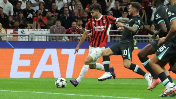 Pulisic Milan Liverpool