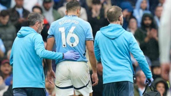 Manchester City infortunio Rodri