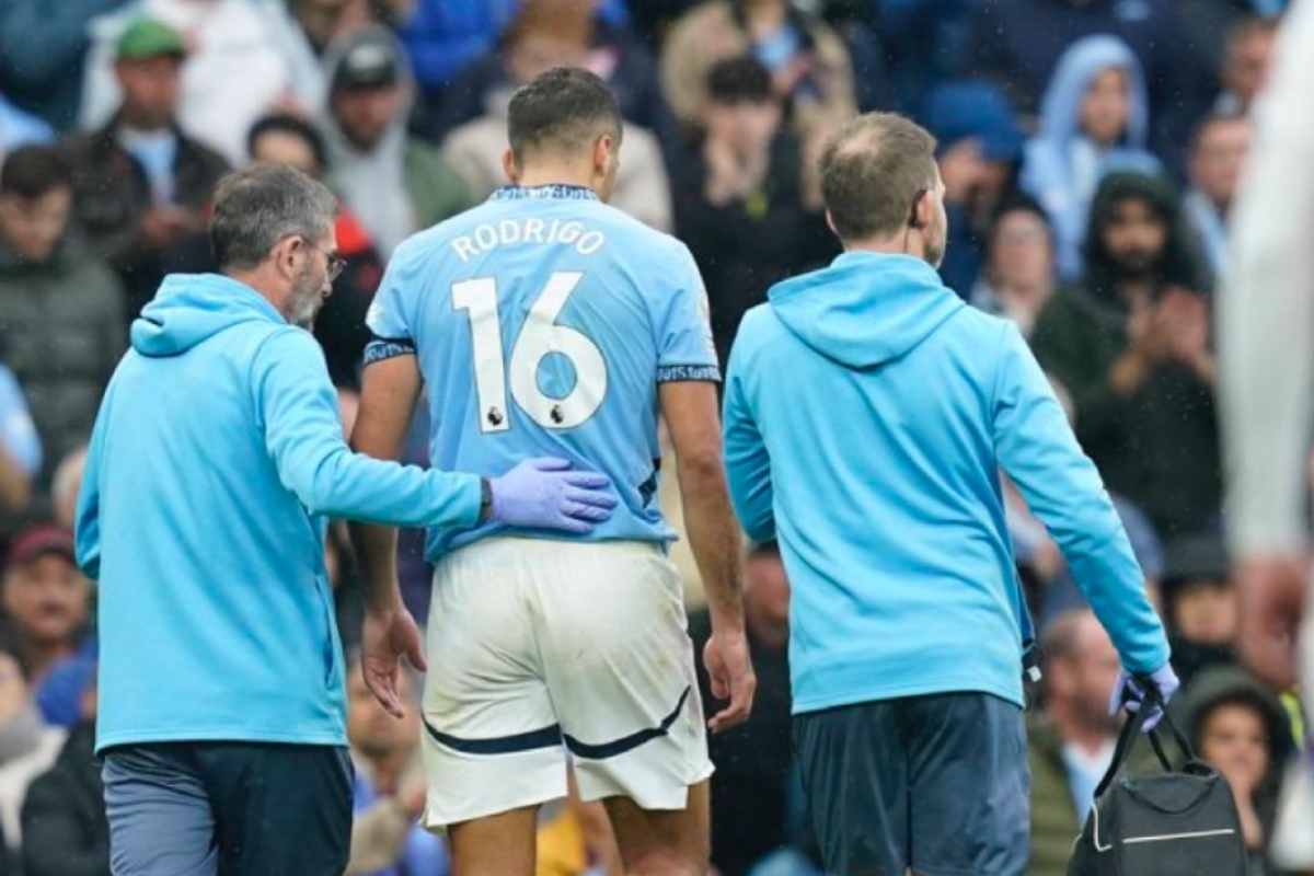 Manchester City infortunio Rodri