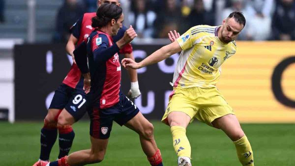 Il Cagliari ferma la Juventus all’Allianz Stadium.