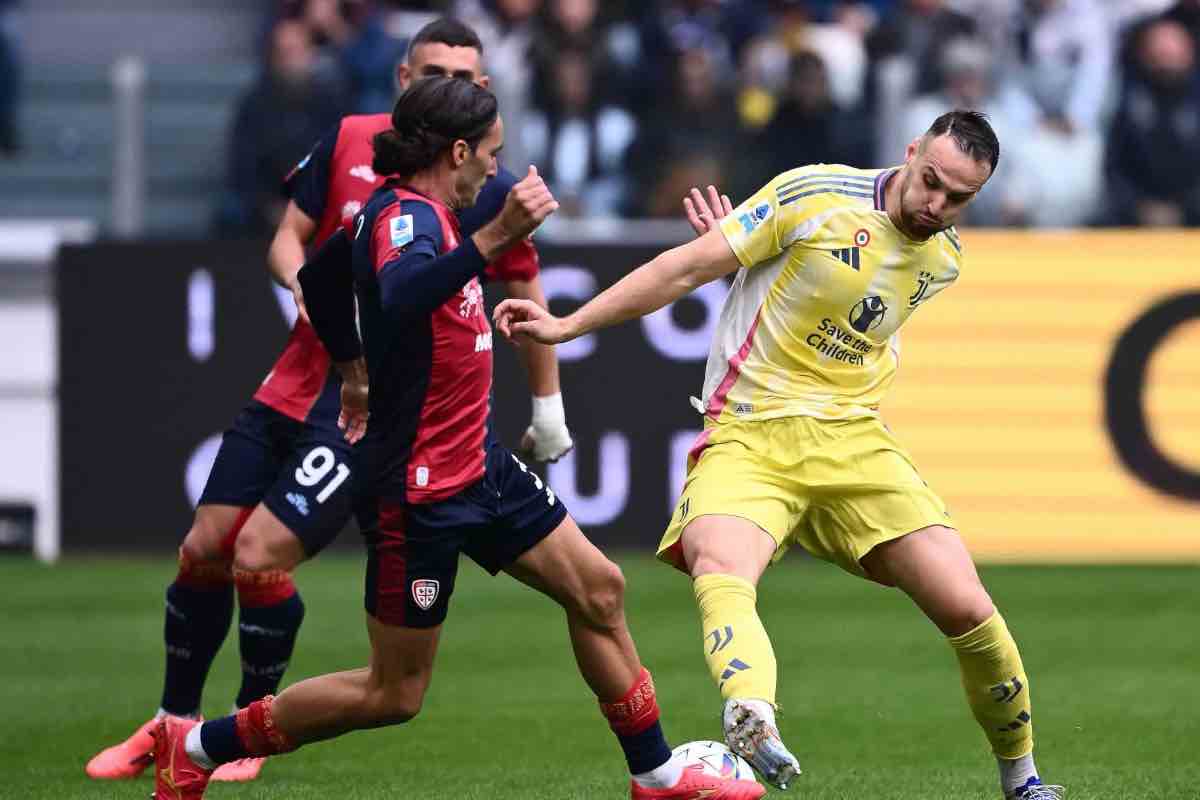Il Cagliari ferma la Juventus all’Allianz Stadium.