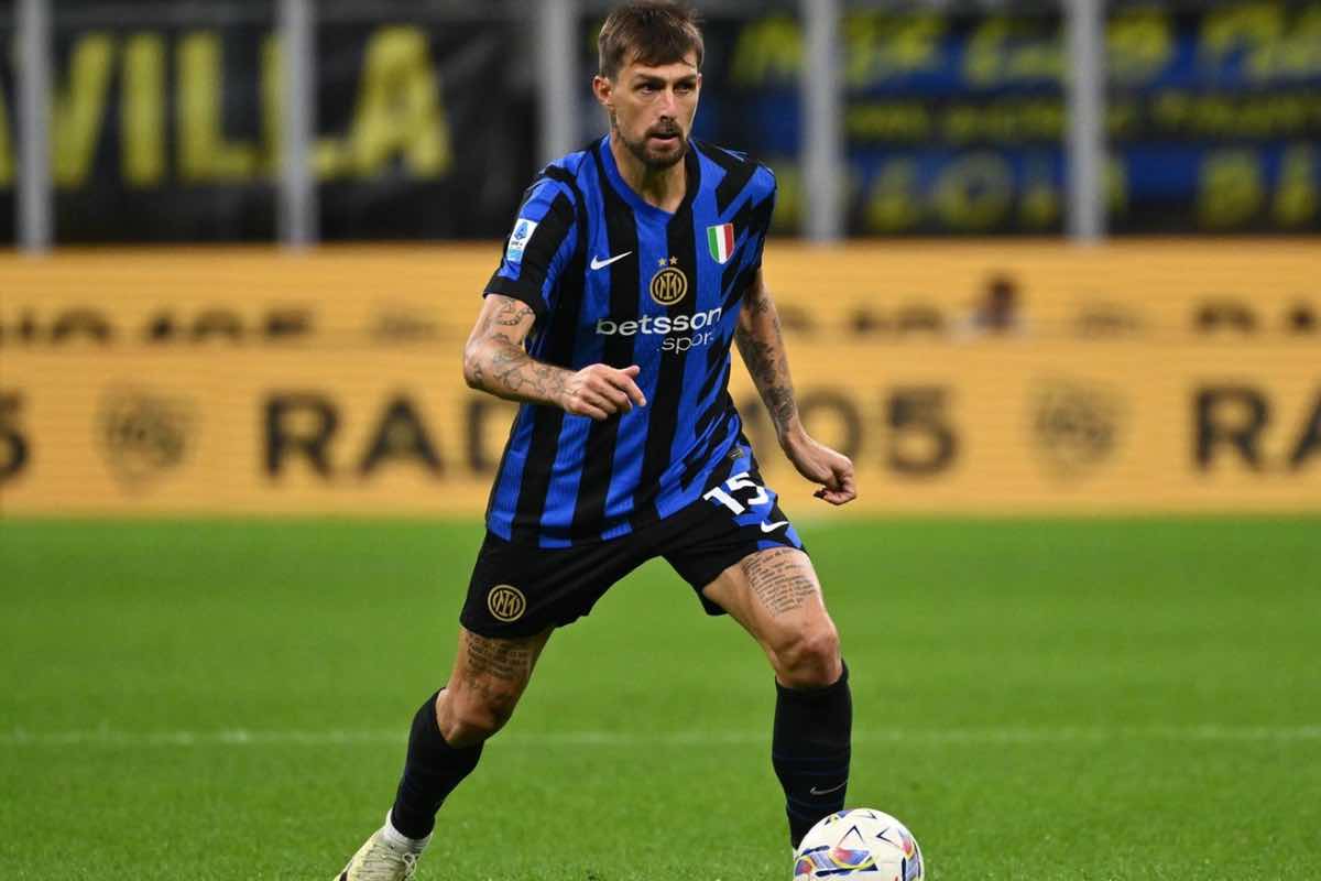 Guai per l’Inter: si ferma Acerbi