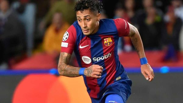 Raphinha è rimasto deluso dai tifosi del Barça