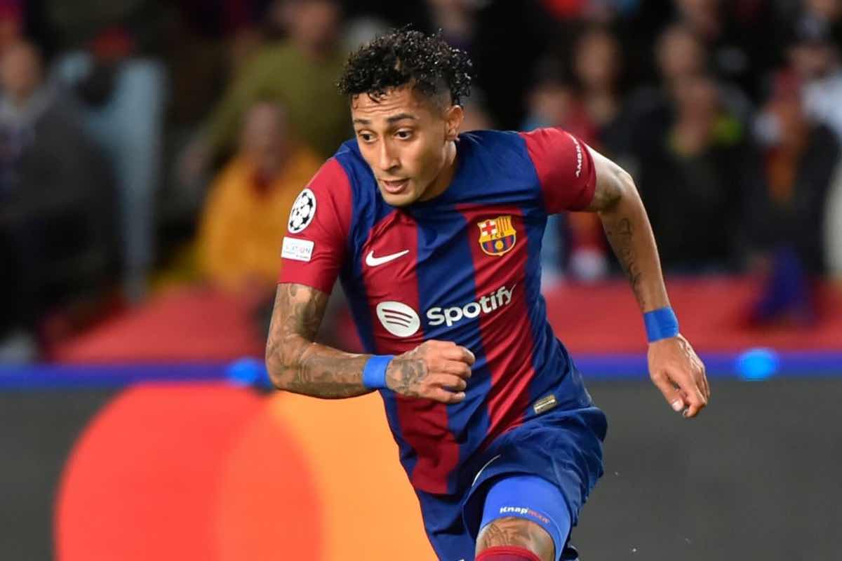 Raphinha è rimasto deluso dai tifosi del Barça