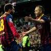 Iniesta ritiro Barcellona