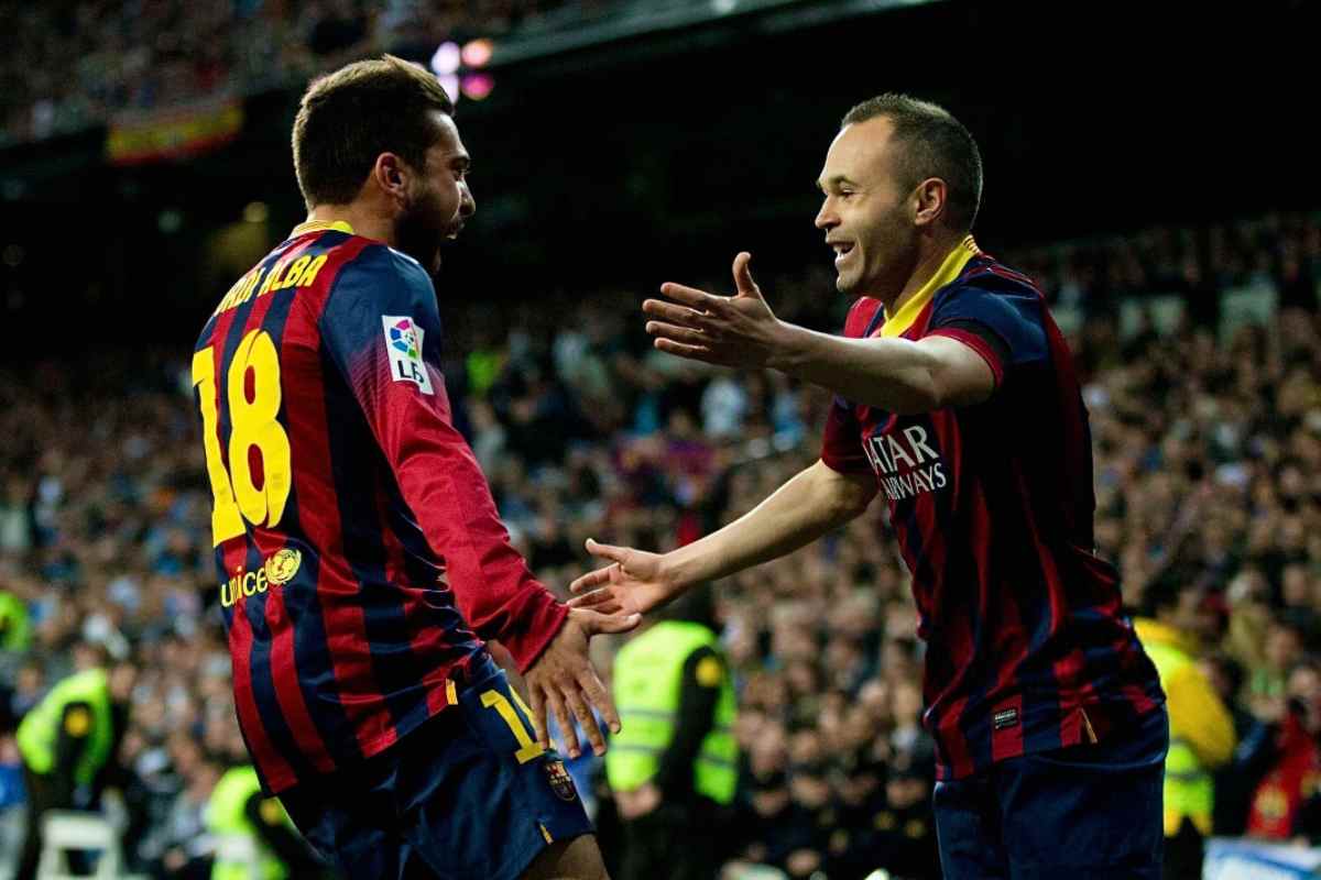 Iniesta ritiro Barcellona