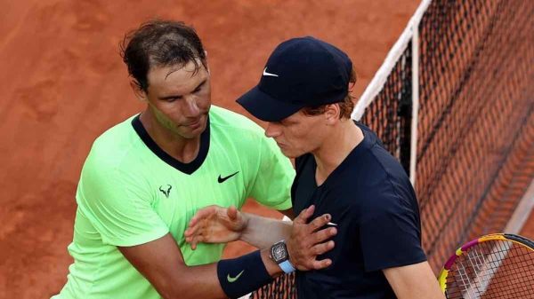 Il messaggio da brividi di Sinner a Nadal dopo il ritiro
