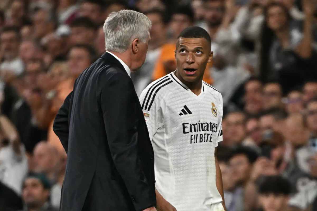Ancelotti difende Mbappé in conferenza stampa