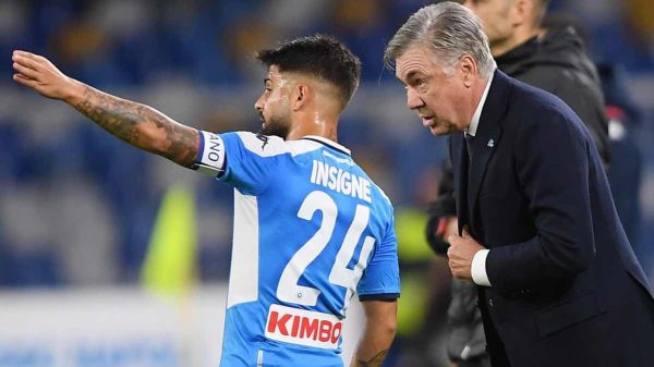 Le parole di Insigne su Ancelotti al Napoli