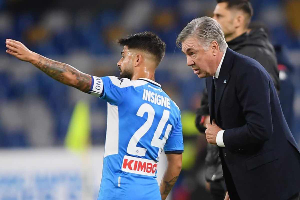 Le parole di Insigne su Ancelotti al Napoli