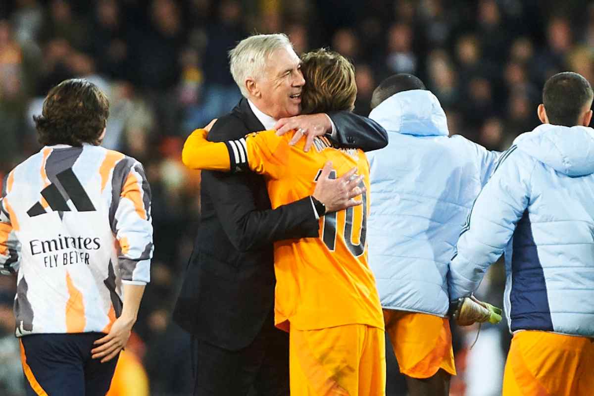 Ancelotti Modric Vinicius