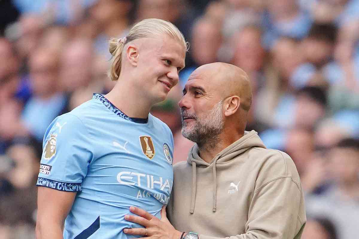 Le parole di Pep Guardiola su Haaland