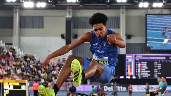 Mattia Furlani è oro ai mondiali indoor di atletica!