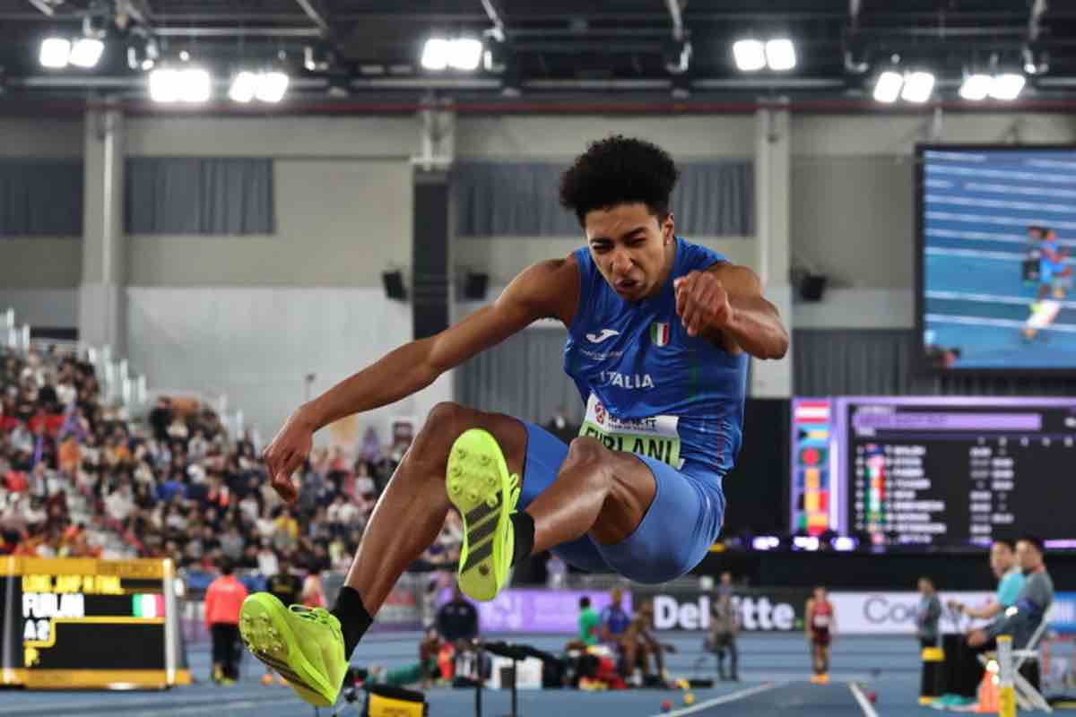 Mattia Furlani è oro ai mondiali indoor di atletica!