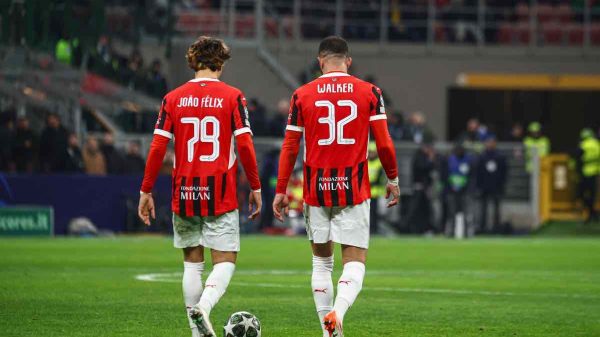 Walker ha criticato Joao Felix all’intervallo della sfida col Napoli