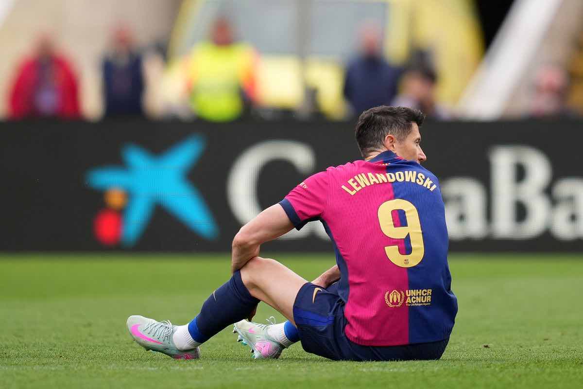 Le condizioni di Lewandowski dopo l’infortunio contro il Celta Vigo
