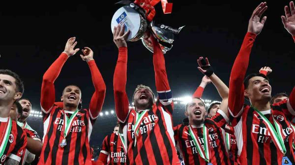 Il Milan è qualificata alla prossima Supercoppa Italiana. Ecco tutte le altre possibili contendenti
