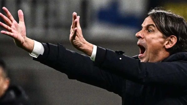 Inzaghi inveisce contro il quarto uomo a fine partita contro il Milan