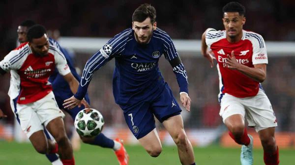 Le probabili formazioni di PSG-Arsenal