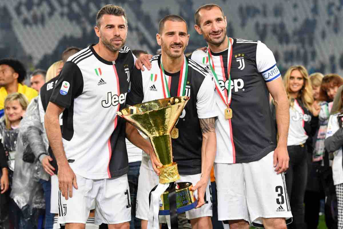 Barzagli, Bonucci e Chiellini tornano alla Juventus