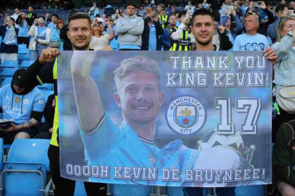 Kevin De Bruyne lascia il City: il saluto commosso dell’Etihad