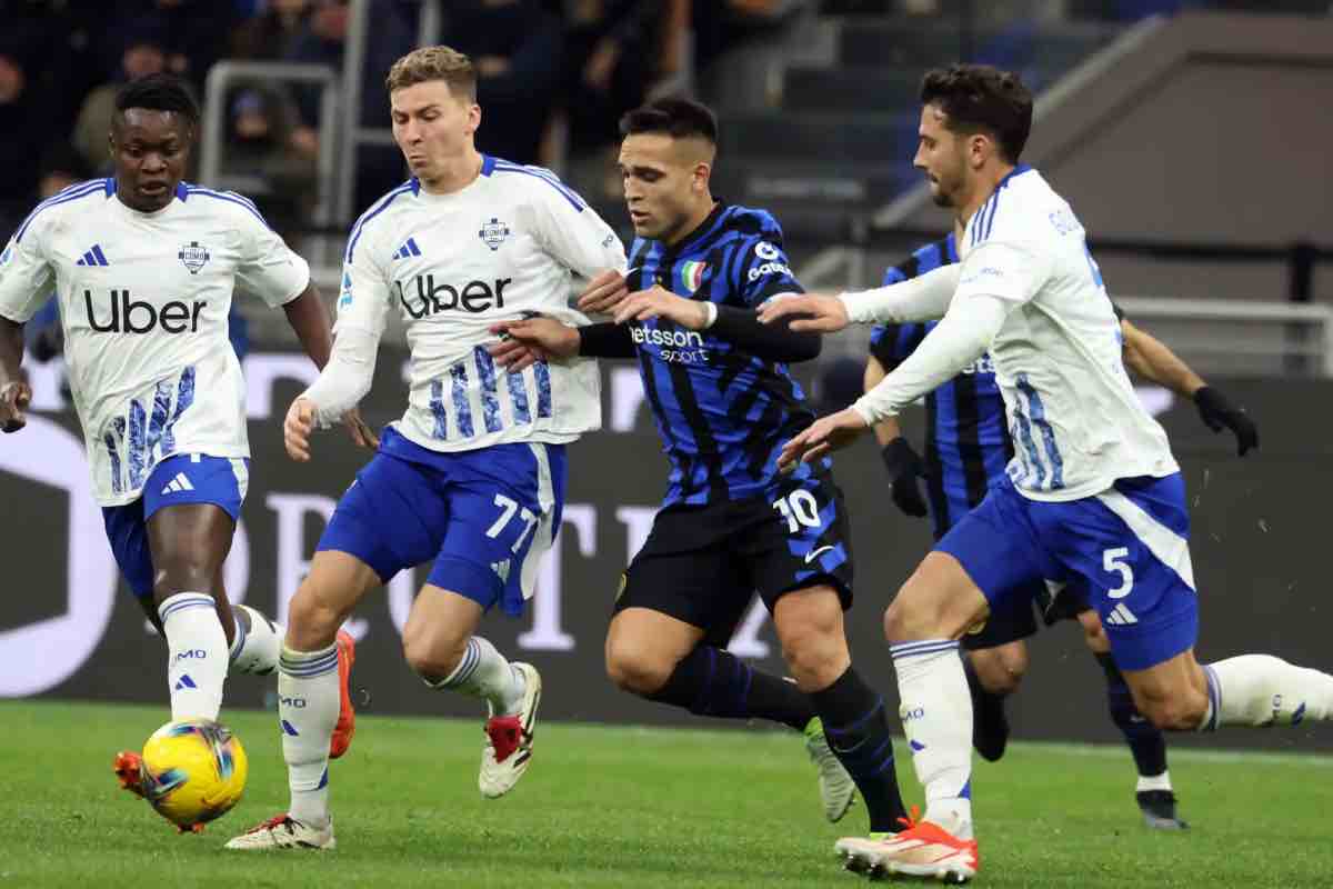 Le probabili formazioni di Como-Inter