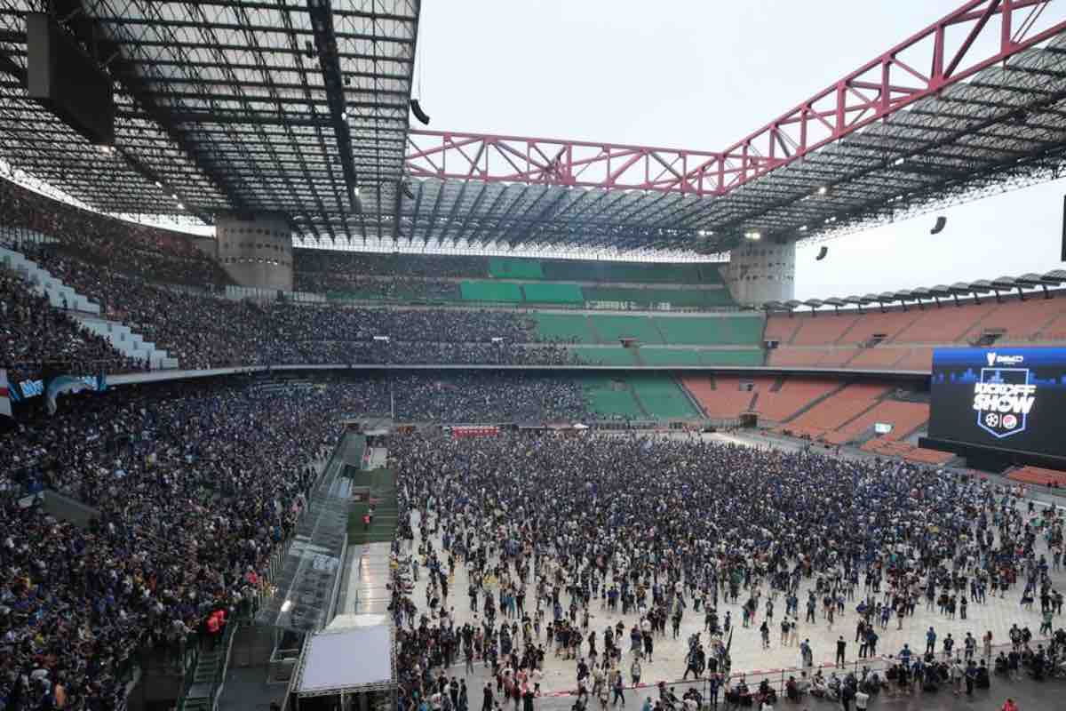 Il maxi schermo per la finale di Champions verrà allestito a San Siro