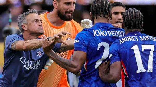 Luis Enrique a rischio squalifica dopo lo scontro con Joao Pedro