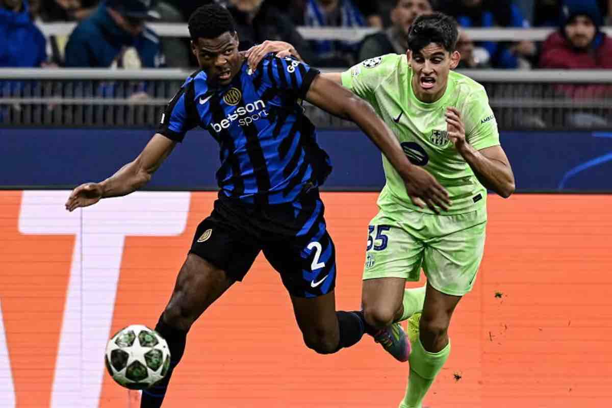 Gerard Martin ha parlato dell’episodio con Dumfries in Inter-Barça