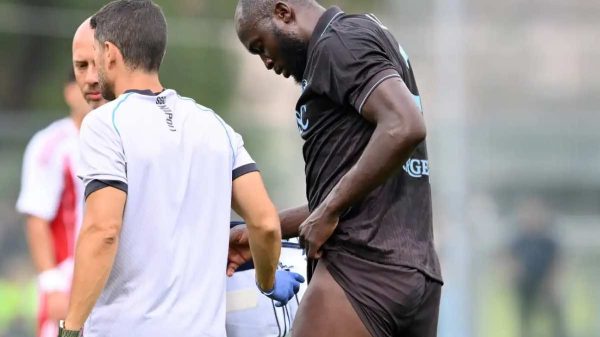 Napoli, Lukaku rischia di saltare la prima gara di Serie A contro il Sassuolo