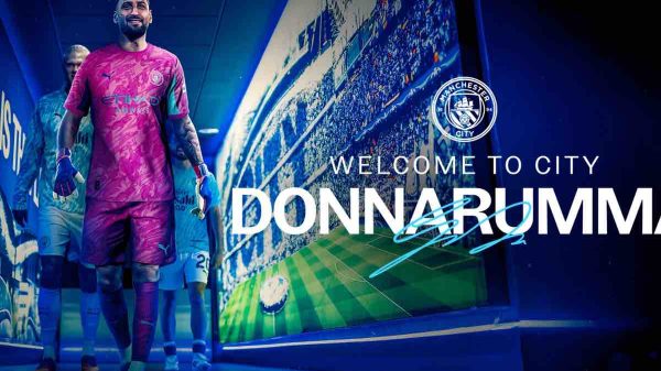 Donnarumma è il nuovo portiere del Manchester City