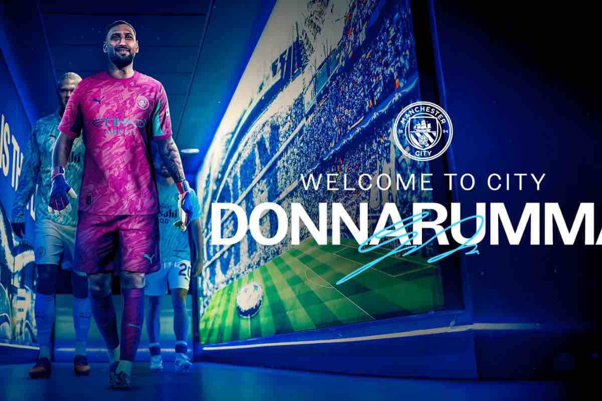 Donnarumma è il nuovo portiere del Manchester City