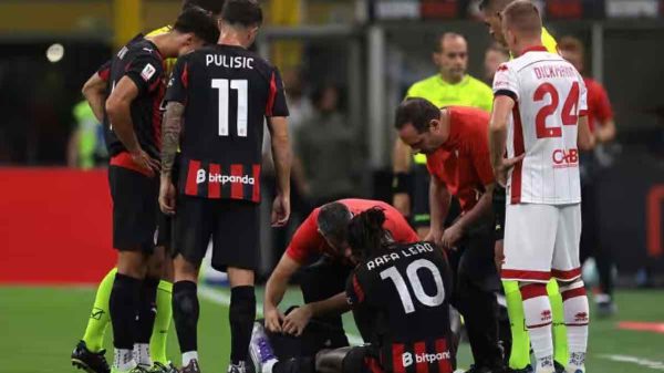 Milan, Leao salta il bologna: problema al polpaccio non smaltito