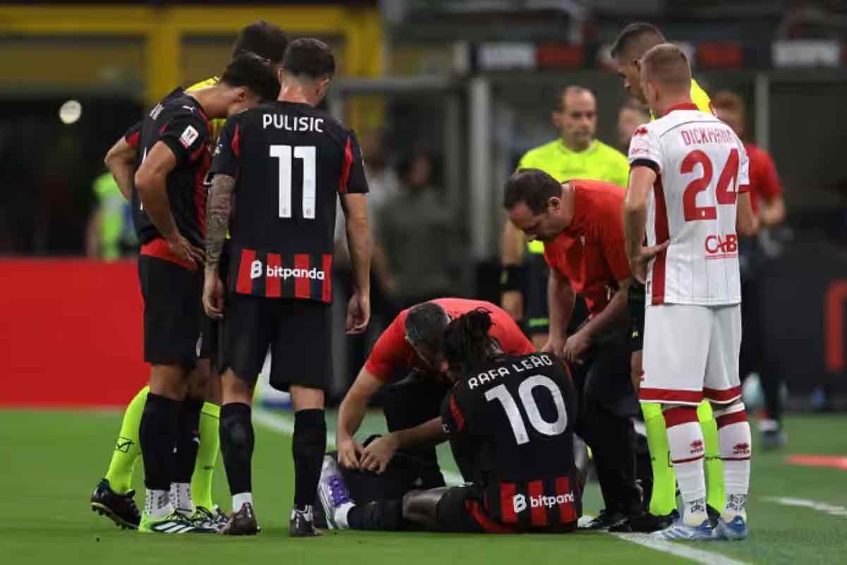 Milan, Leao salta il bologna: problema al polpaccio non smaltito