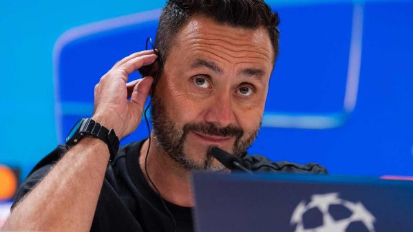 Il commento di De Zerbi dopo Real Madrid-Marsiglia