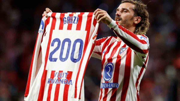 Griezmann contro l’Eintracht ha segnato il gol numero 200 con l’Atletico