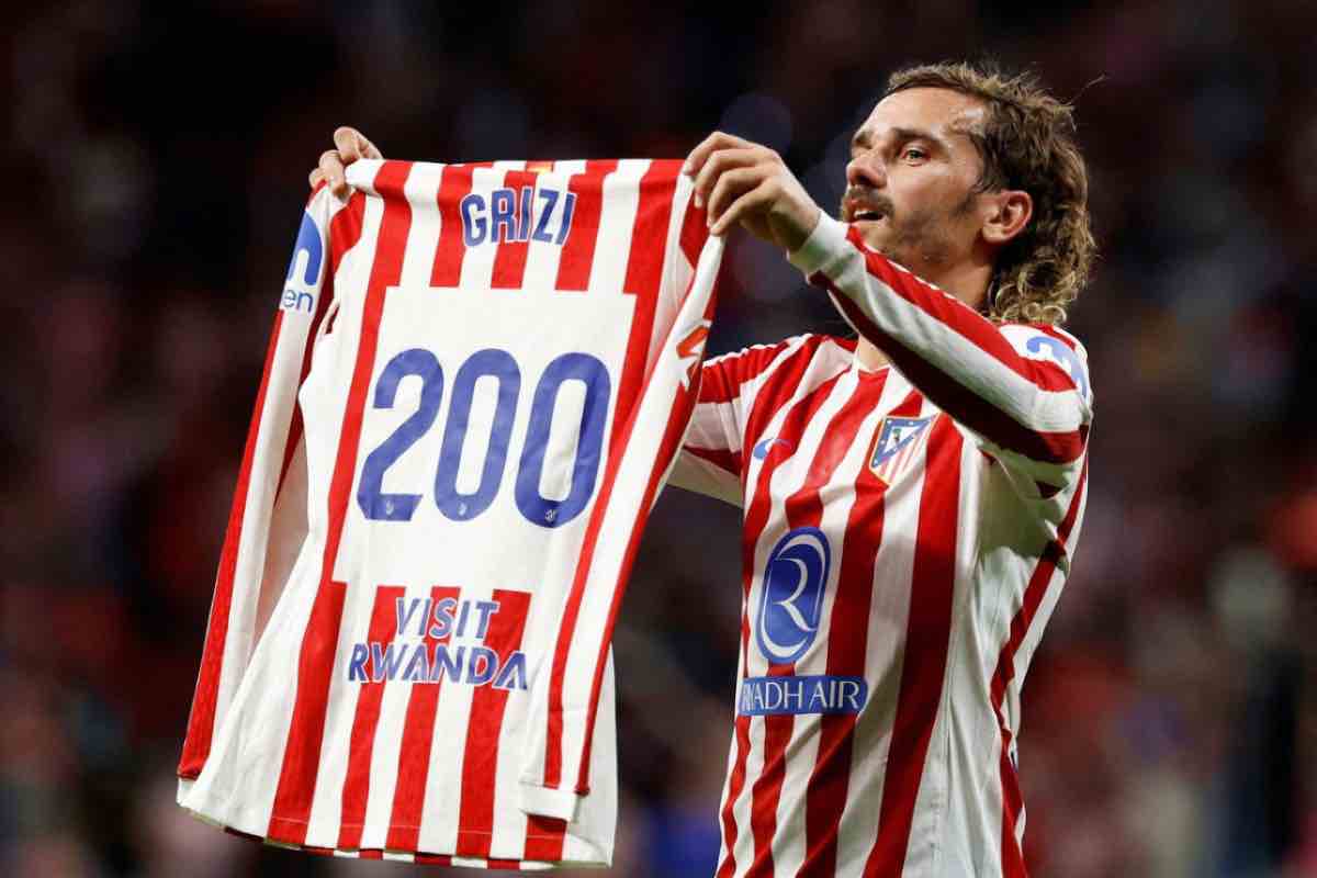 Griezmann contro l’Eintracht ha segnato il gol numero 200 con l’Atletico
