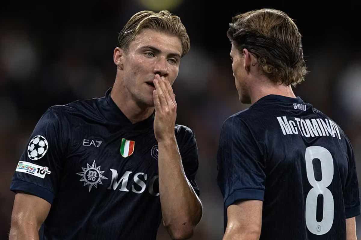 Guai Napoli, McTominay e Hojlund rischiano di saltare la sfida col PSV